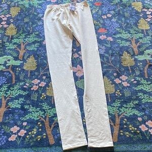 Women's Cream Leggings